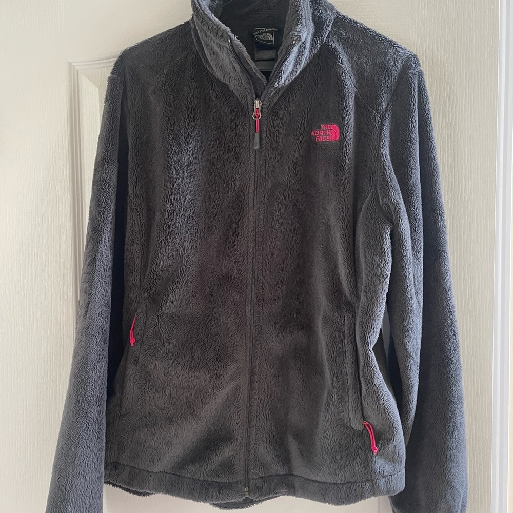North face fuzzy jacket